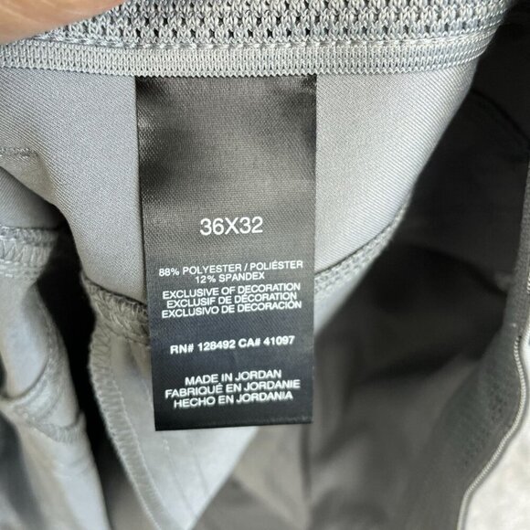 NWOT Greg Norman Men's 36x32 Gray Stretch Tech Pants performance - Picture 4 of 9